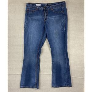 Torrid Source of Wisdom Slim Boot Stretch Denim Med Wash Blue Jean Sz 18